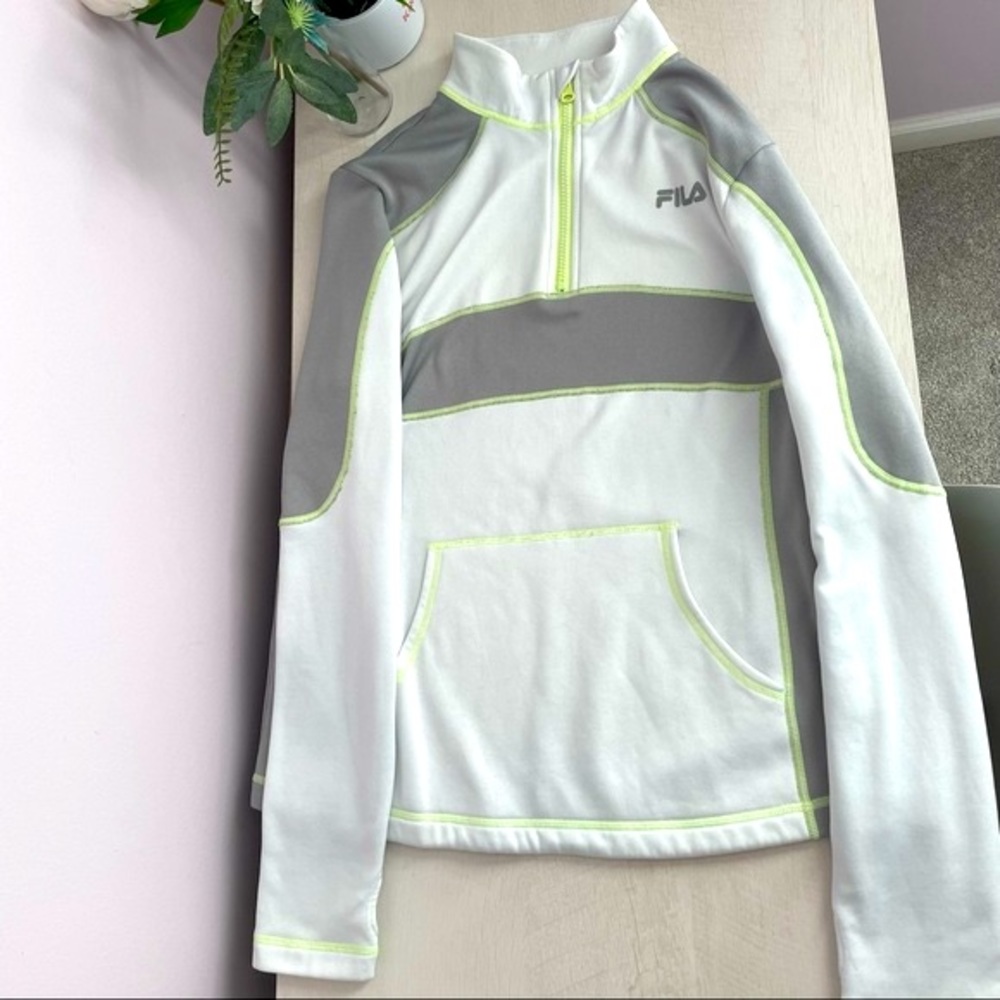 FILA Sport Zip Pullover Multicolored Size Large